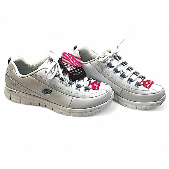 Skechers Women Sports Elite With Memory Foam White Size 11 Shoes with Box - Picture 4 of 10